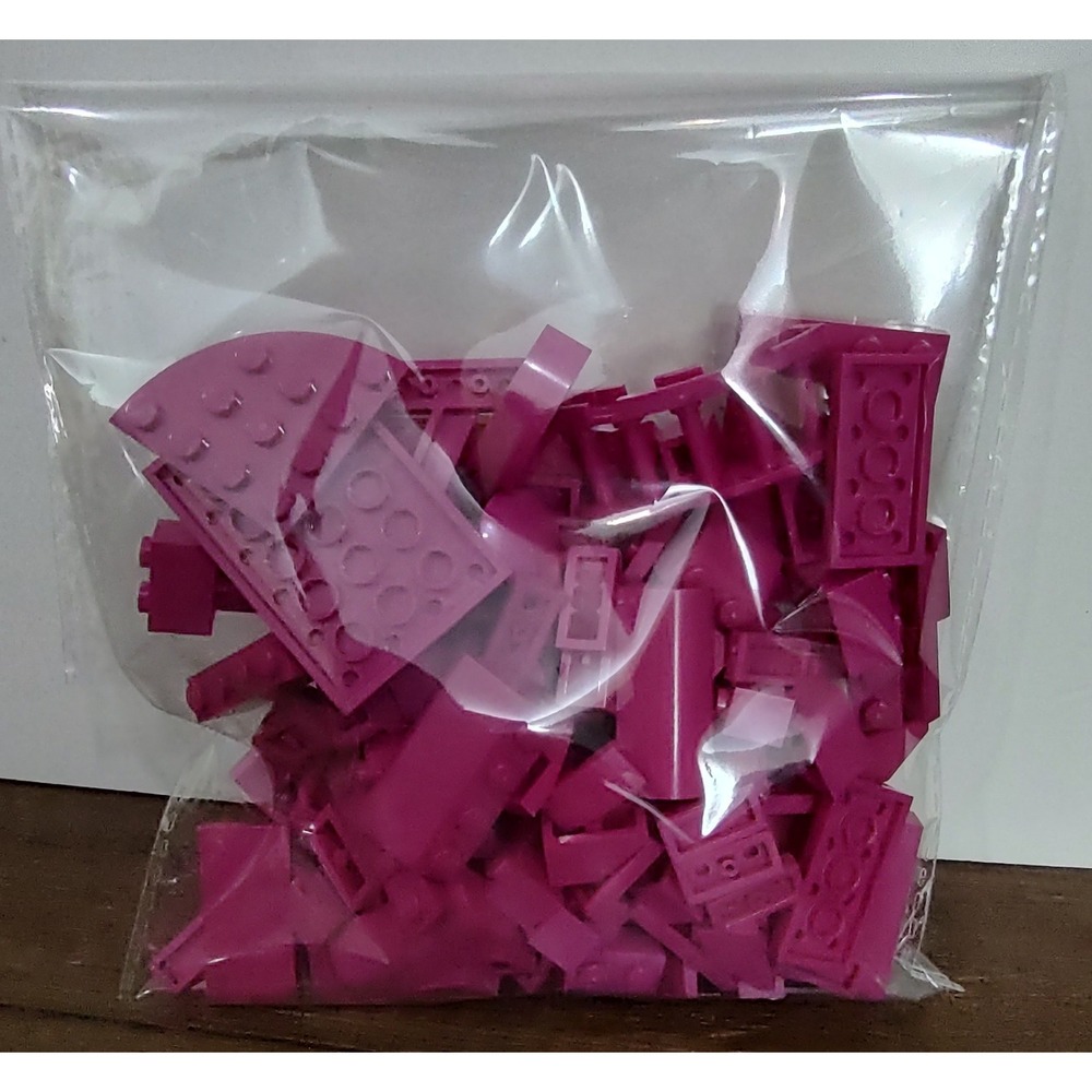 Lego 150 piece Dark Pink Lego lot full of bricks blocks Variety of Sizes Legos